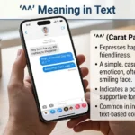 ^^ meaning in text